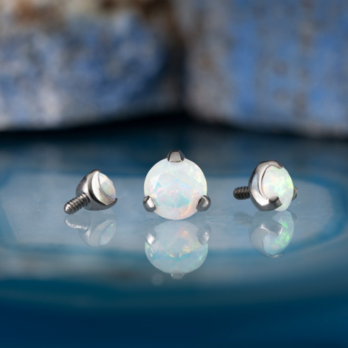 Накрутка 18 Diamond Cut Opal 1.2 мм фото 2